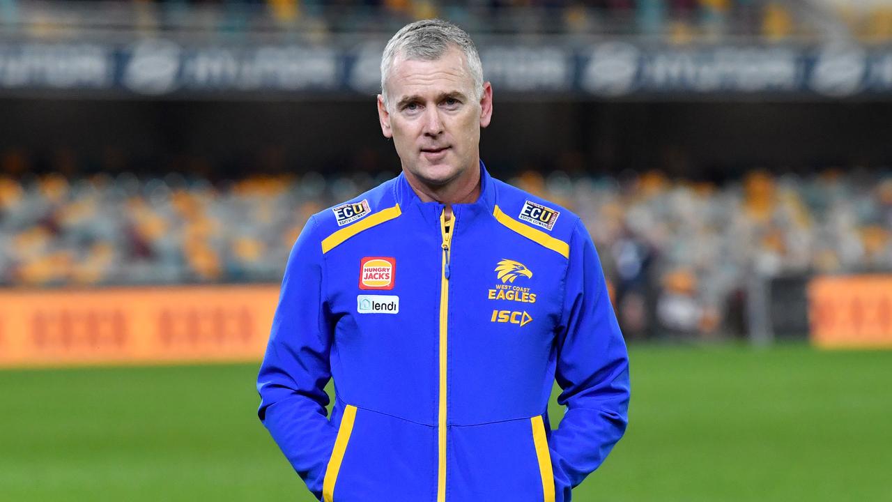 Ross Lyon was surprised by Adam Simpson’s hub comments prior to last weeks loss (AAP Image/Darren England).