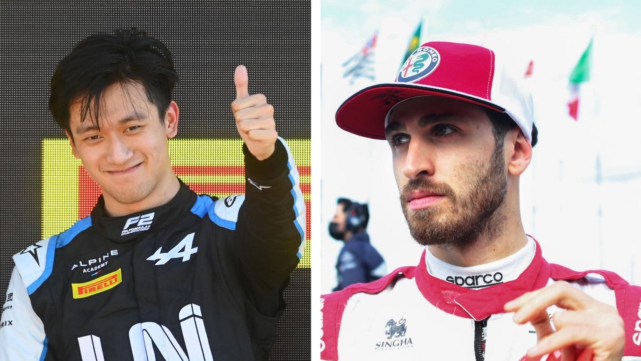 Guanyu Zhou will come in for Antonio Giovinazzi. Photo: Getty Images