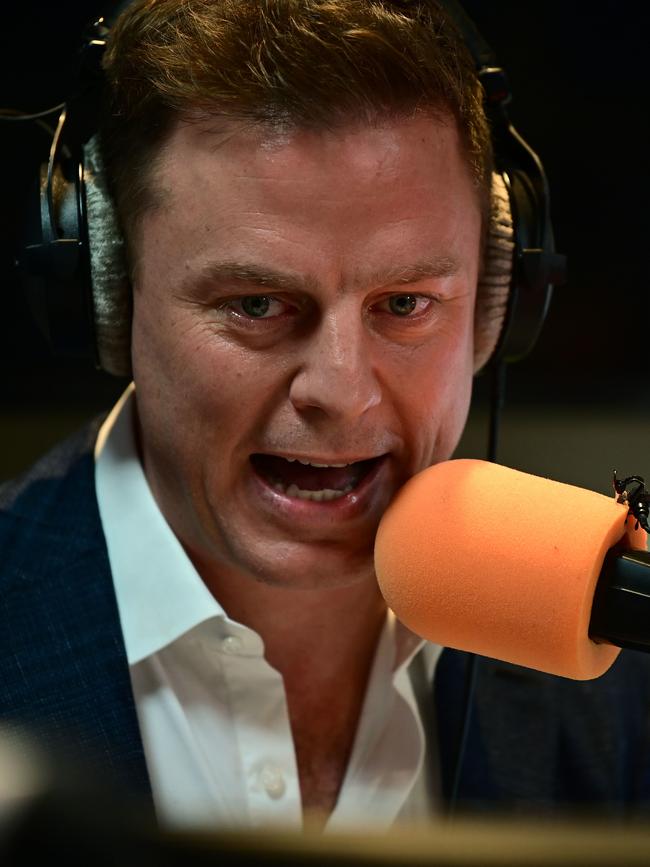 Ben Fordham declared he would fight Paul Gallen if Ms Berejiklian ran for federal politics. Picture: Joel Carrett