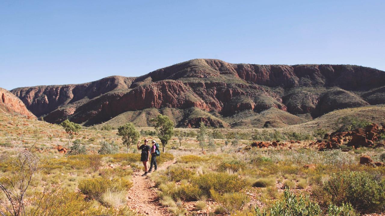 Ormiston Pound, one of the most popular walks on the 223km Larapinta Trail. Picture: Tourism NT