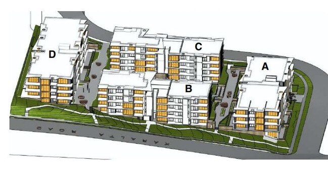 An artist’s impression of the apartment building complex. Image: supplied