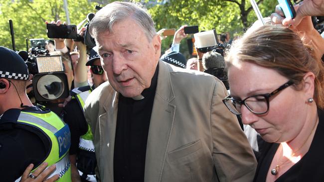 Cardinal George Pell is serving a six-year jail term, pending a possible appeal. Picture: AFP