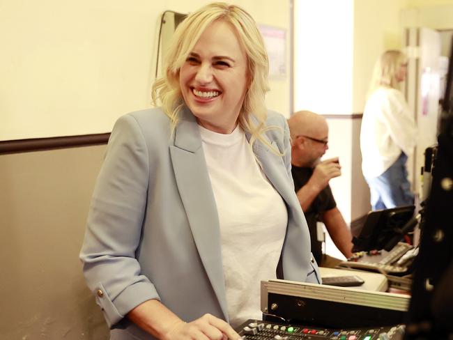 WEEKEND TELEGRAPHS SPECIAL. OCTOBER 13, 2023. PLEASE CONTACT WEEKEND PIC EDITOR JEFF DARMANIN BEFORE PUBLISHING.Pictured in Rozelle today is Producer/Director Rebel Wilson at the rehearsal space for her new film Deb, which starts filming next week. Picture: Tim Hunter.