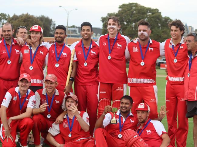 Mordialloc celebrates its premiership in CSB Division 1.