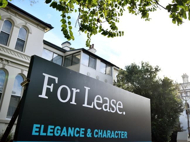 SYDNEY, AUSTRALIA - NewsWire Photos JUNE, 01, 2021: For lease signage on a residential property in Sydney. Picture: NCA NewsWire/Joel Carrett