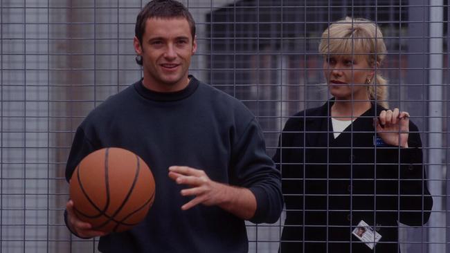 Actors Hugh Jackman & Deborra-Lee Furness in TV show Correlli.