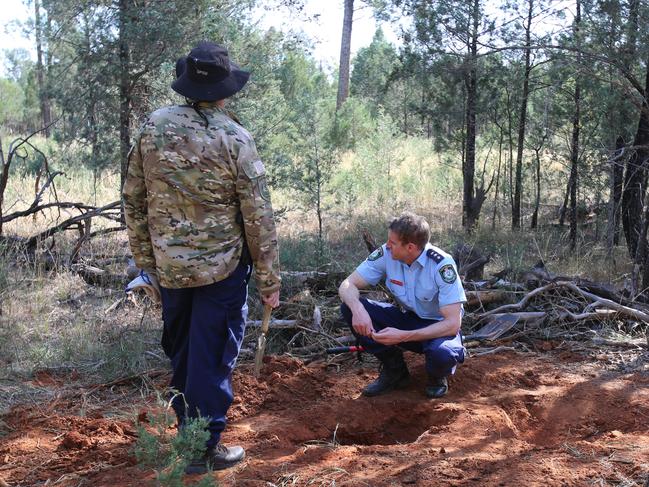 Search images. The remains believed to be of Allecha Boyd, 27, who was shot three or four times by Samuel John Shephard on a dirt road in Coolamon located in forest near Wagga Wagga, Picture: NSW Police,