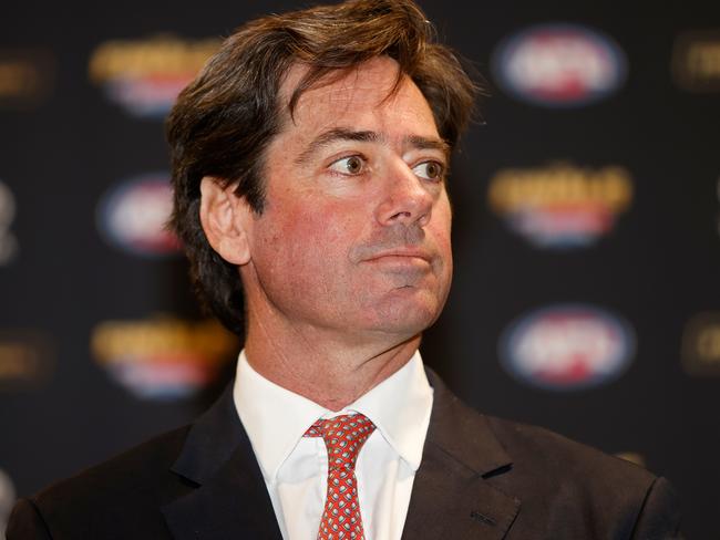 McLachlan will begin the process on a new pay deal. Picture: AFL Photos/Getty Images