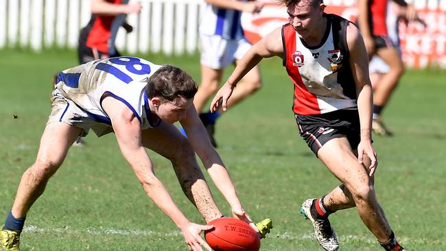 Mt Gravatt player Ryan Ferris in its derby with Morningside Pic: John Gass