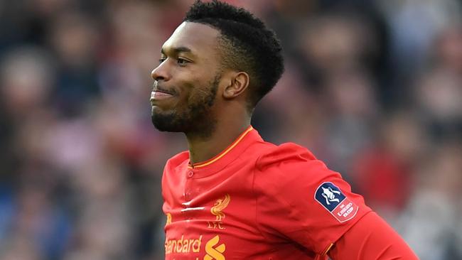 Liverpool's English striker Daniel Sturridge.