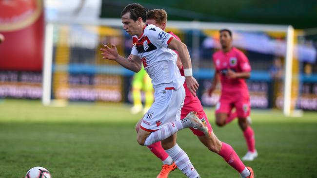 Craig Goodwin is in hot form for Adelaide. (AAP Image/Brendan Esposito)