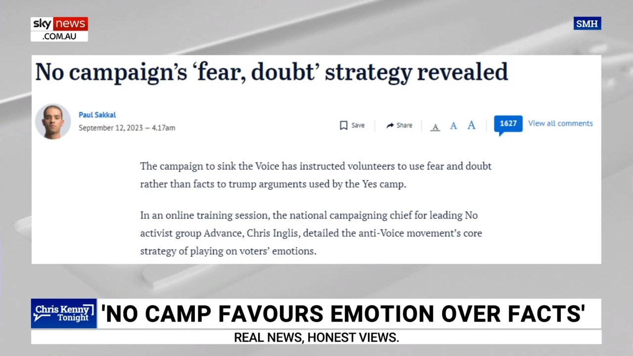 Proof No campaign against the Voice has been ‘fearmongering’