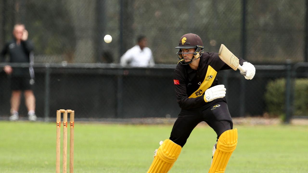 Scott Edwards in action for Richmond in 2021.Picture: Stuart Milligan