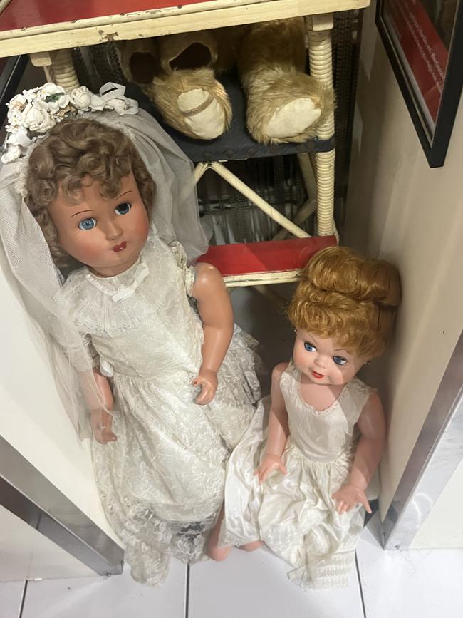 Dolls at the Haunted Doll Museum in Maryborough.