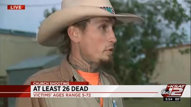 Texas church shooting hero chases suspect down