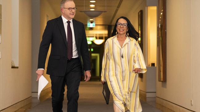 Prime Minister Anthony Albanese and Indigenous Australians Minister Linda Burney will work through the report’s findings. Picture: NCA NewsWire / Martin Ollman