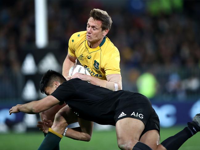 Dane Haylett-Petty is part of a potent Wallabies back three. Picture: Getty Images