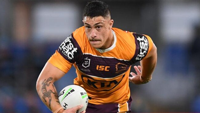 Kotoni Staggs in action for the Broncos last year. Picture: Scott Davis/NRL Photos