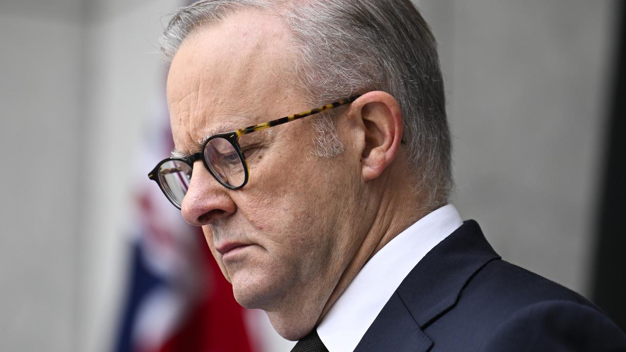 There is bad news for Prime Minister Anthony Albanese too. Picture: NewsWire / Martin Ollman