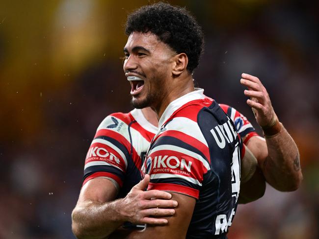 Robert Toia is an up-and-coming Roosters star. Picture: Hannah Peters/Getty Images