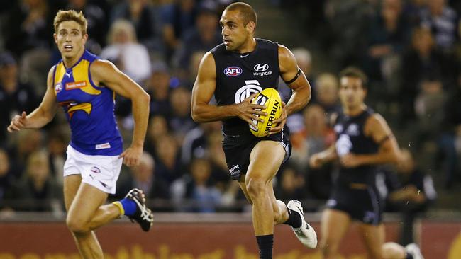 Carlton regains playmaker Chris Yarran for Monday’s match against St Kilda. Picture: Michael Klein