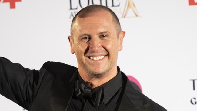 SYDNEY, AUSTRALIA - NewsWirePhotos -Sunday, 18 August 2024:LOGIE AWARDSLarry Emdur poses for a photograph after winning the Gold Logie at the 64th Television Week Logie Awards presentation ceremony at The Star in Sydney.Picture:NewsWire/ Monique Harmer