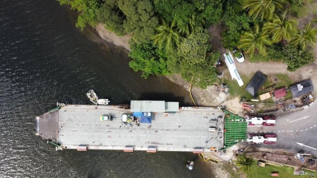 The iconic Daintree River Ferry is set to reopen. Photo: Supplied