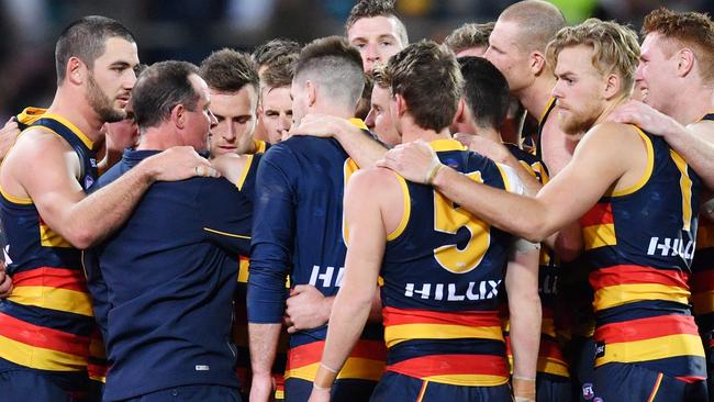 Adelaide players did not enjoy their pre-season camp. Picture: AAP Images