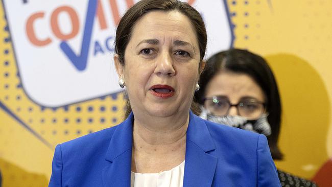 Premier Annastacia Palaszczuk declared ‘dancing is back’. Picture: NCA NewsWire / Sarah Marshall