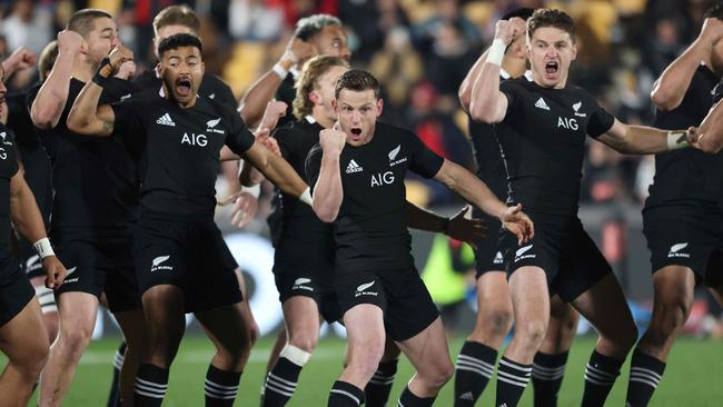 The All Blacks are meeting Ireland in a three-Test series next month. Picture: Michael Bradley / AFP