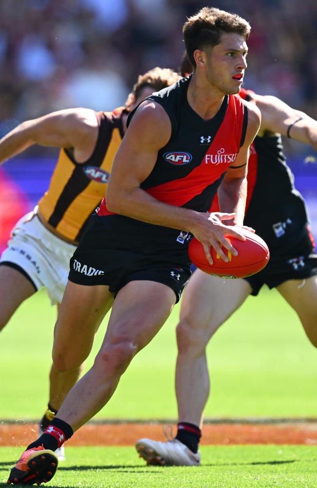 Archie Perkins starred against the Hawks on Saturday. Picture: Quinn Rooney/Getty Images