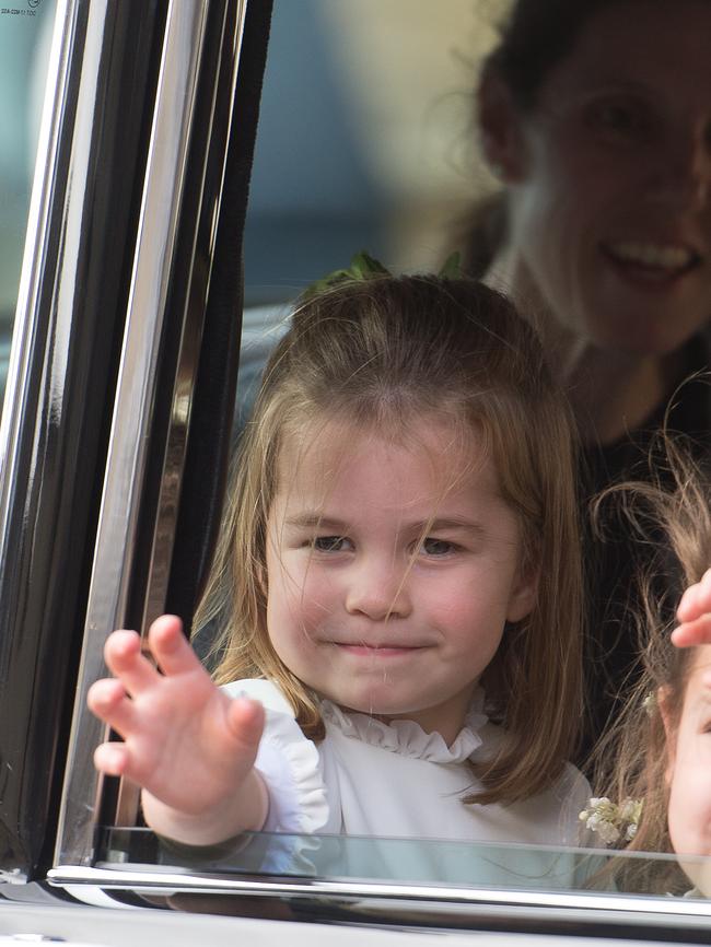 One more wave from Princess Charlotte. Picture: MATRIXPICTURES.CO.UK