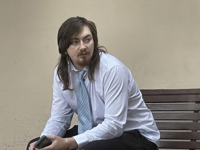 Jacob Critchley, 25, of Wyong, outside Wyong Local Court where he pleaded guilty to leading police on a pursuit and high range drink-driving. Picture: NewsLocal