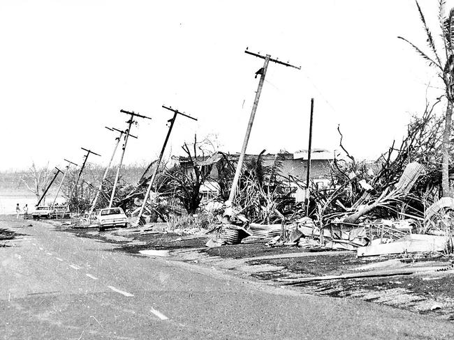 Cyclone Tracy caused major destruction to Darwin. Picture: NewsCorp