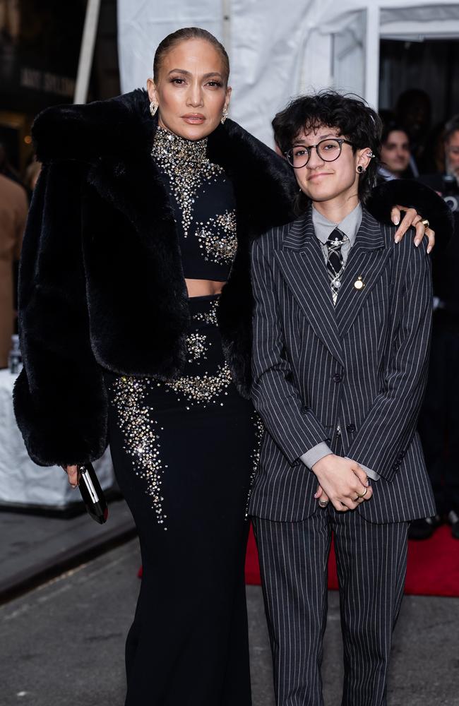 Jennifer Lopez pictured with Emme at the Barrymore Theater in New York this year. Picture: Midtown TheStewartofNY /GC Images