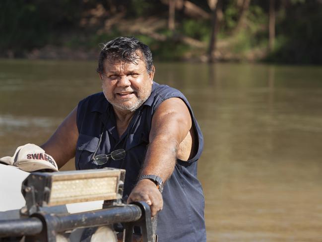 Nauiyu resident Mark Casey pictured near the Daly River. Picture: The Australian