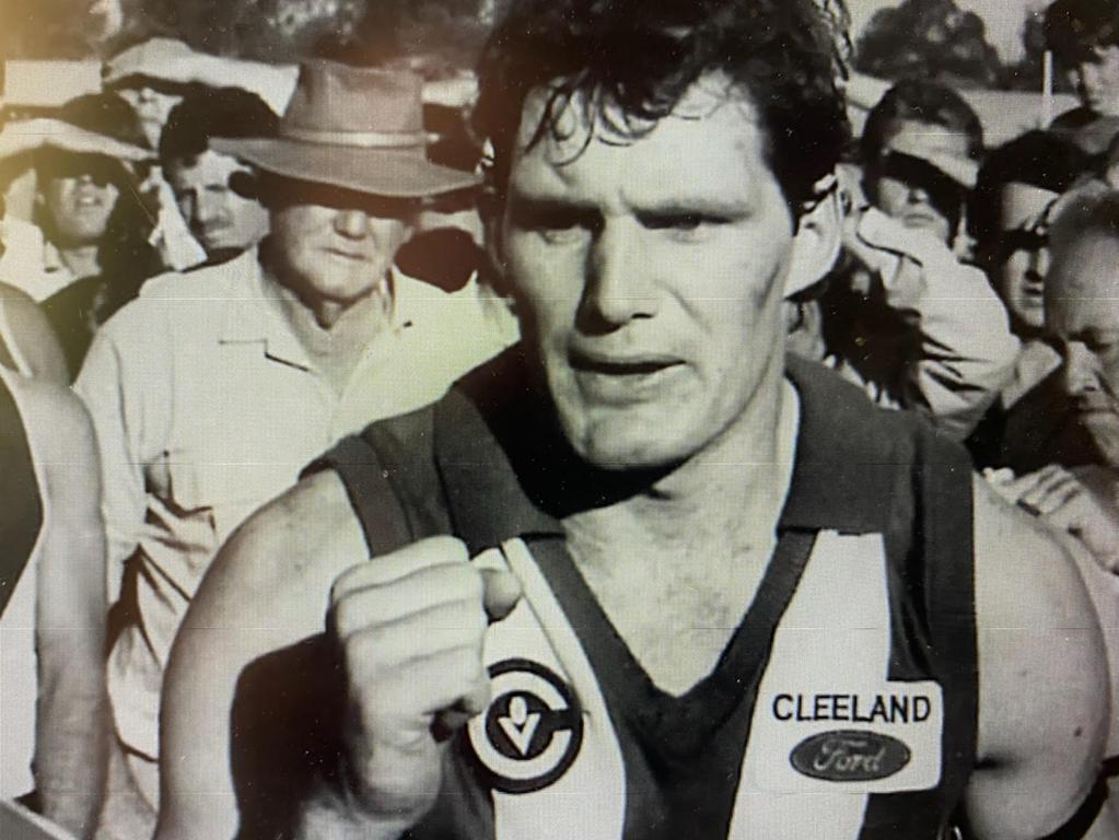 Trevor Ryan coaching Balranald. Picture: Supplied