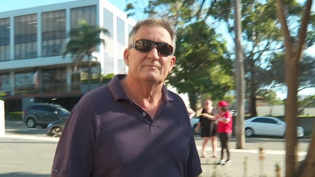 Graham Squires arrives at Wollongong Local Court on March 11.