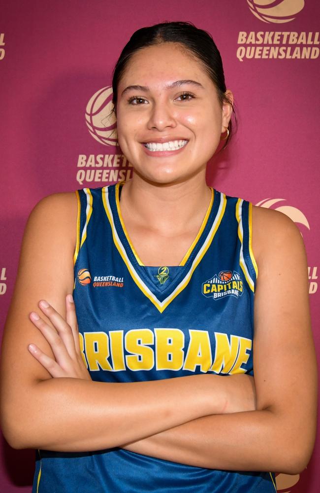 Queensland South U16 Girls player Laila Kefu. Picture: Basketball Queensland