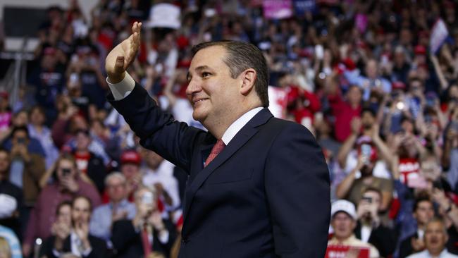 Republican Senator Ted Cruz is ahead in the pollls. Picture: AP