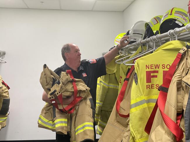 NSW Fire &amp; Rescue Inspector Bob Barton is hanging up the overalls after 41 years as a firefighter. Picture: NewsLocal