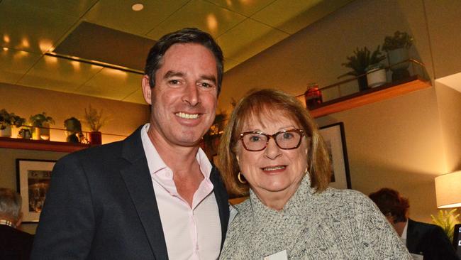 Baden and Joy U’Ren at Gold Coast Australian of the Year presentations at Exhibitionist Bar, HOTA, Bundall. Pic: Regina King