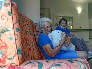 MORE BEDS: Gunther Village residents Ruby Rosenkranz and Shirley Neller could see new neighbours move in. Picture: Felicity Ripper