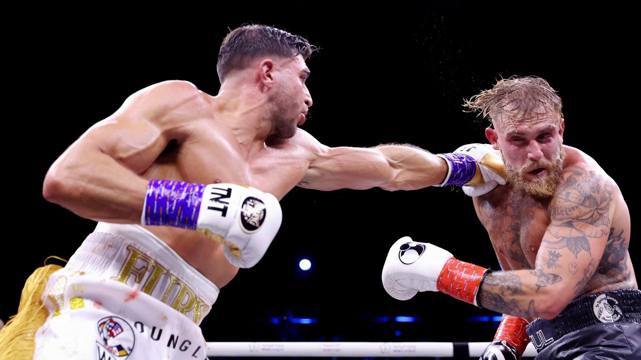 Fury controlled the majority of the fight before Paul scored a late knockdown. (Photo by Francois Nel/Getty Images)