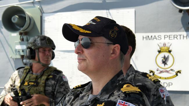 Commander Tony Nagle says Exercise Kakadu is a chance for different nations’ defence forces to come together. Picture: (A)manda Parkinson