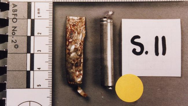 A detonator used in the bomb.