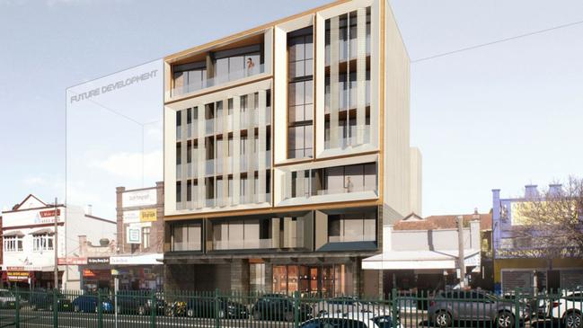 Artist's impression of an apartment block approved for Railway Pde, Carlton. Picture: Supplied