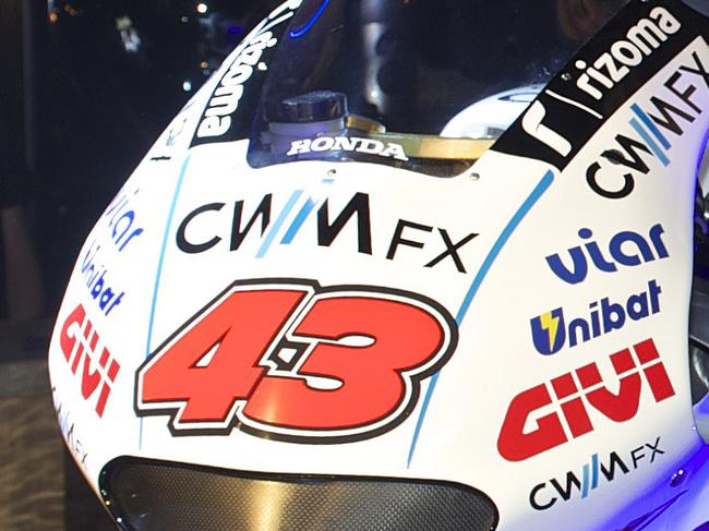 Miller’s stunning white MotoGP machine