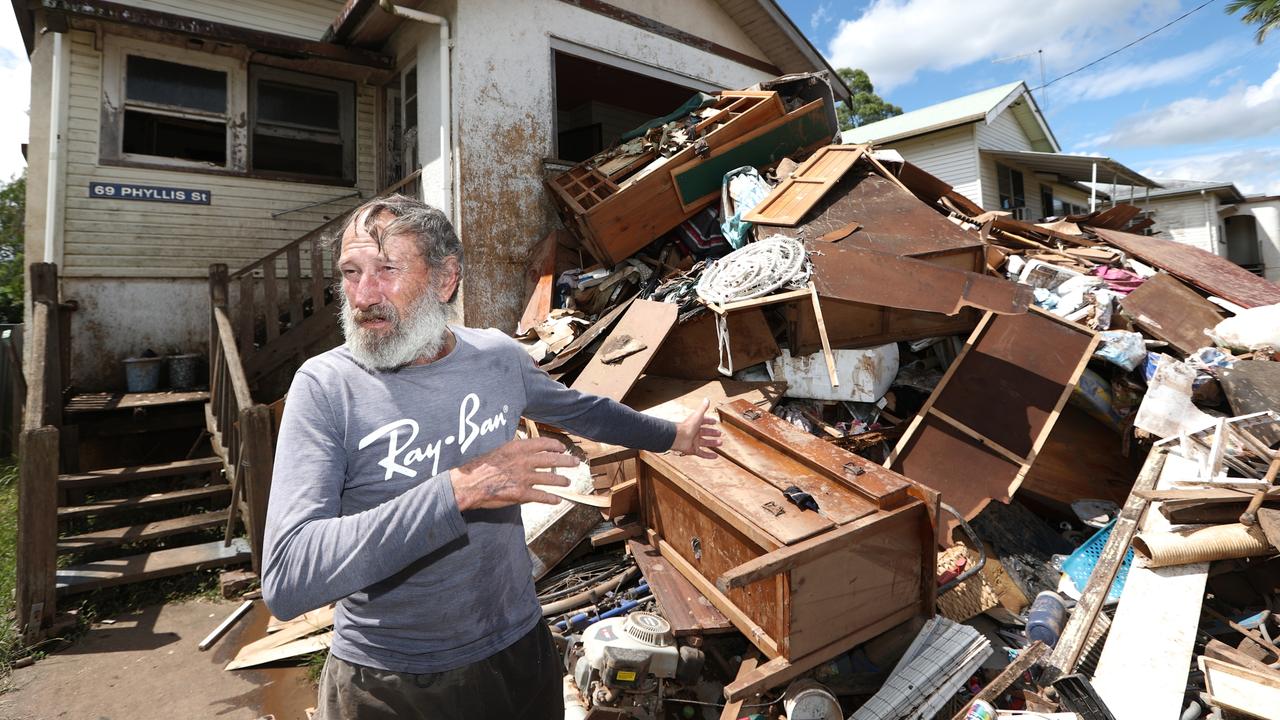 Many in the Northern Rivers city of Lismore have had their homes destroyed by the floods. Picture: Jason O'Brien