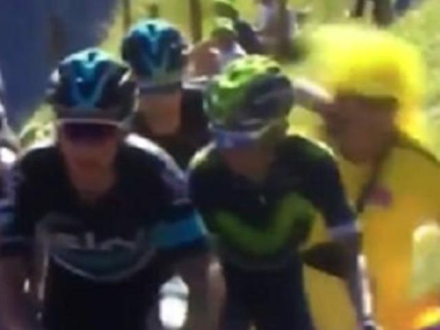 Tour leader punches spectator in the face